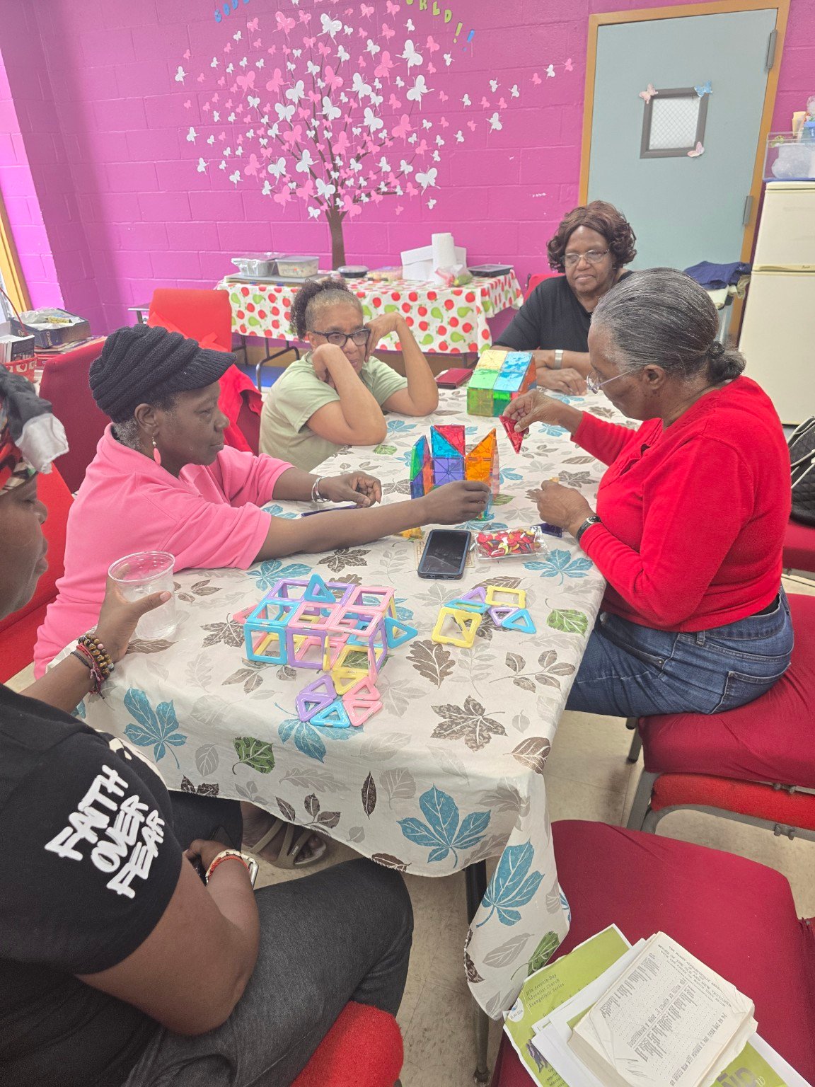 Participants collaborate during a Spark Session